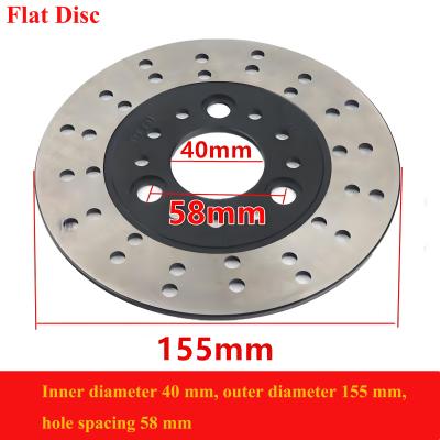 Electric scooter and electric motorcycle disc brake steel disc