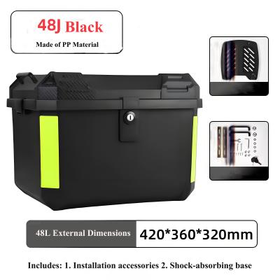 Motorcycle Rear Case Universal Fit Top Box for Electric Bike Scooter